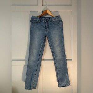 Calvin Klein Mens Slim Straight Jeans